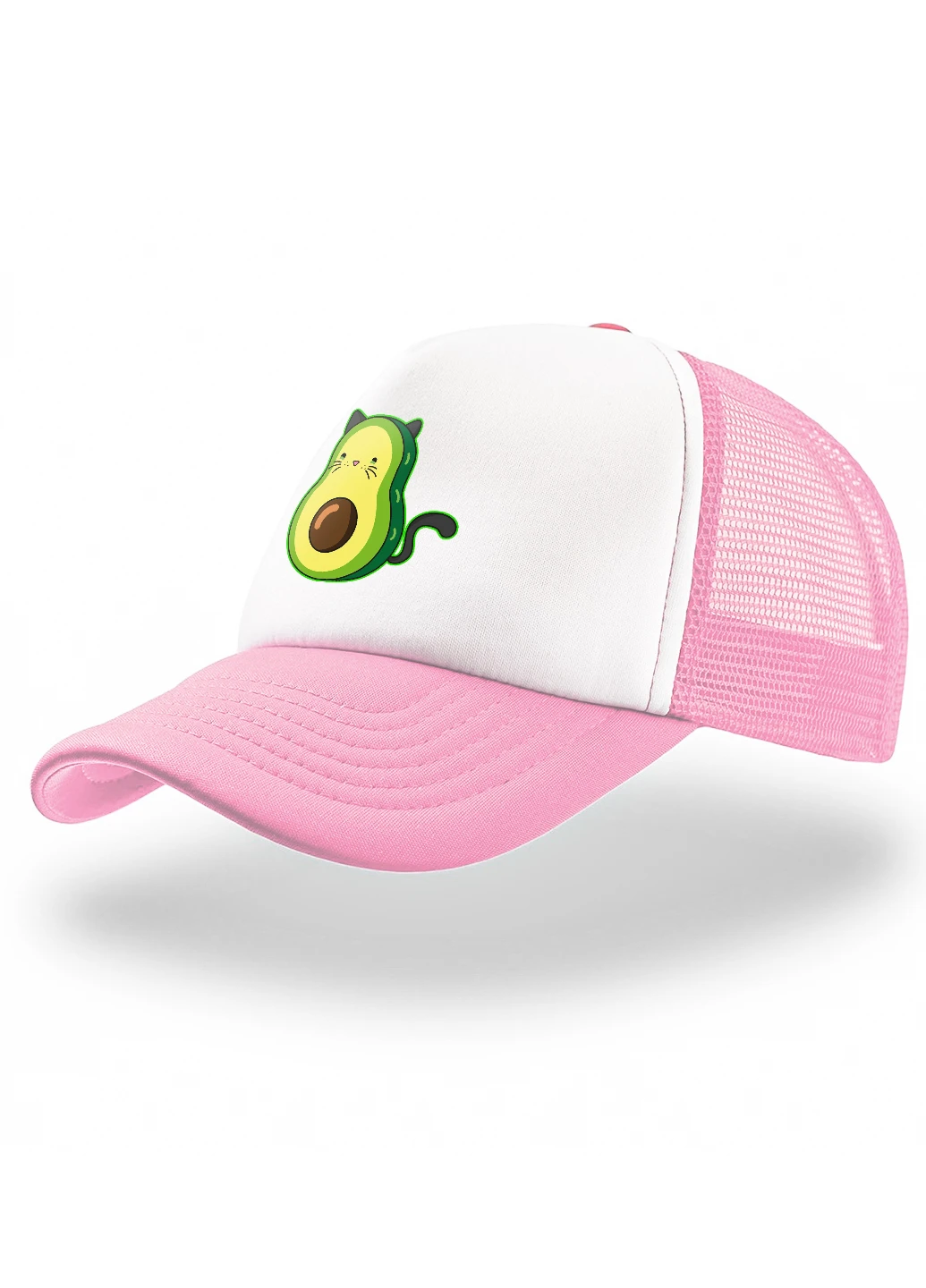 Кепка Тракер детская Авокадо Котик (Avocado Cat) (33404-1372) MobiPrint (220824413)