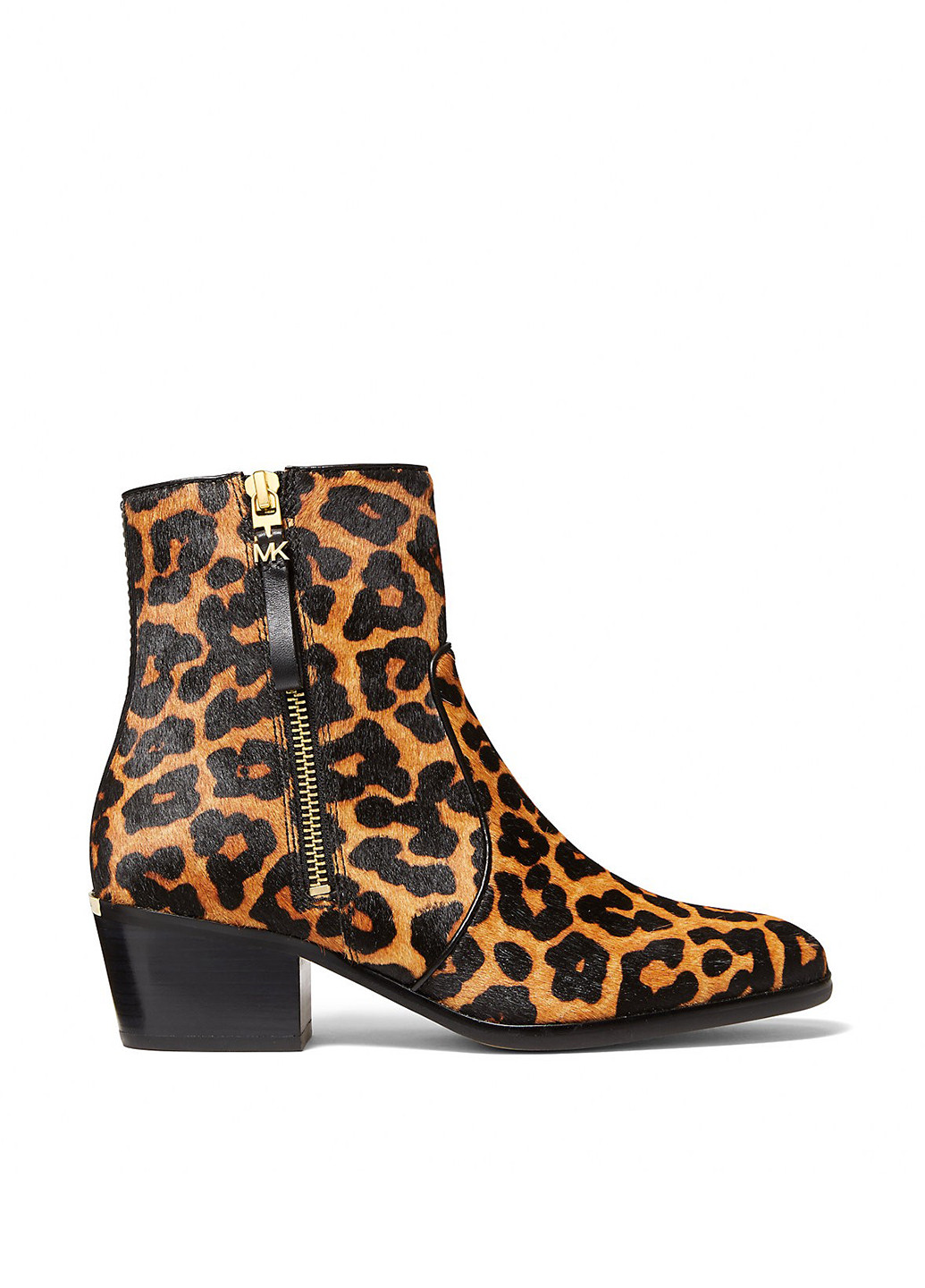Осенние ботинки Michael Kors с молнией из натурального меха