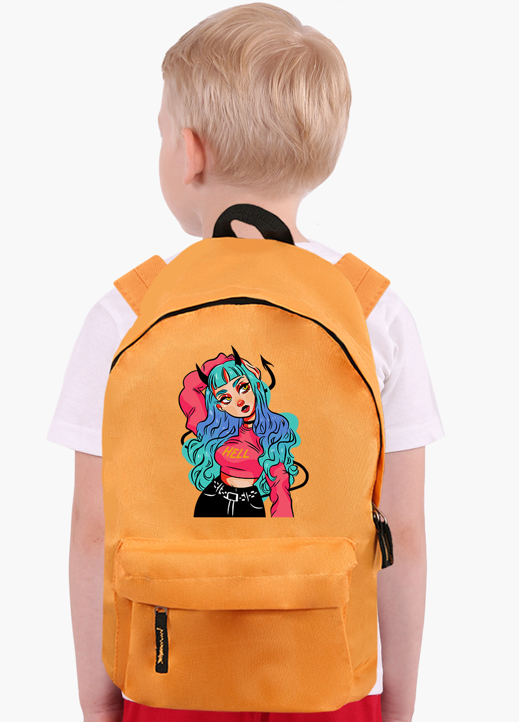 Детский рюкзак Девушка демон (Cute Girl Illustration Art) (9263-2838) MobiPrint (229078013)