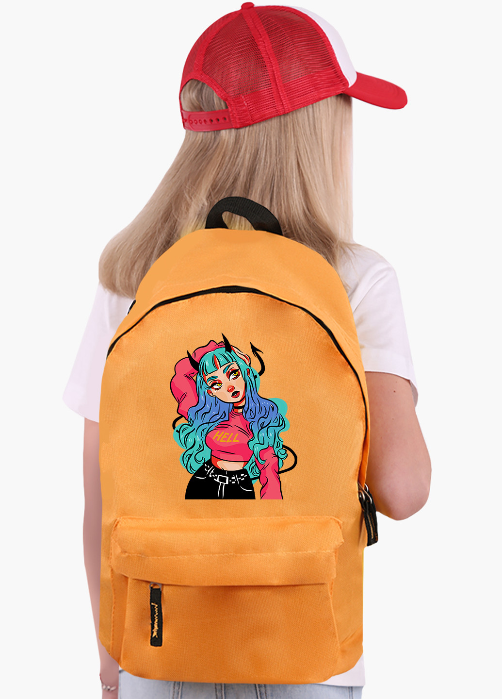 Детский рюкзак Девушка демон (Cute Girl Illustration Art) (9263-2838) MobiPrint (229078013)
