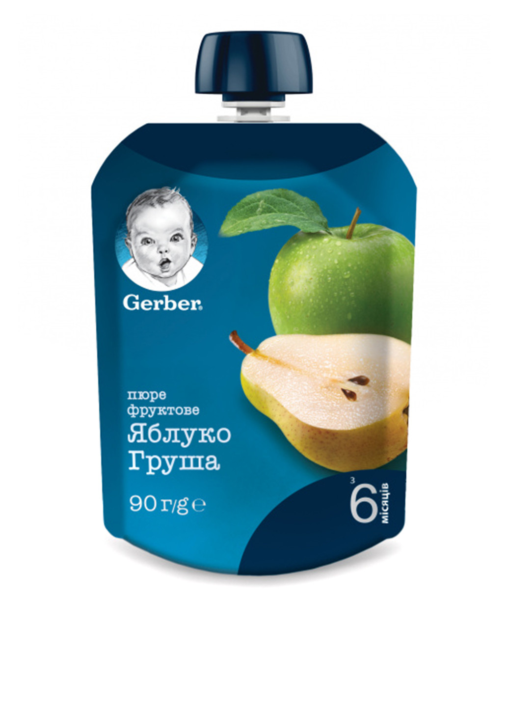 Пюре яблоко и груша, 90 г Gerber (131224266)