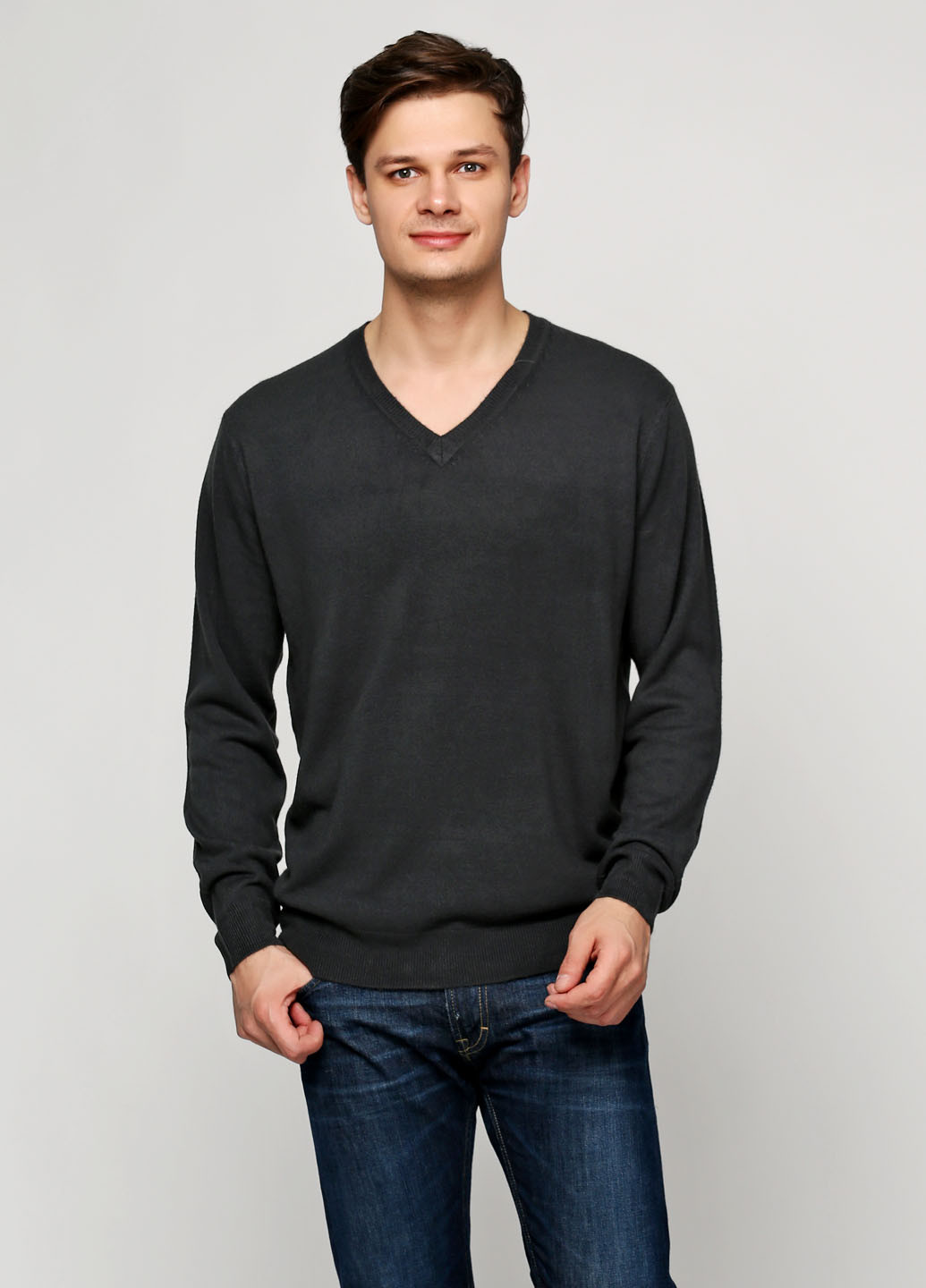 Грифельно-серый демисезонный пуловер пуловер Alcott