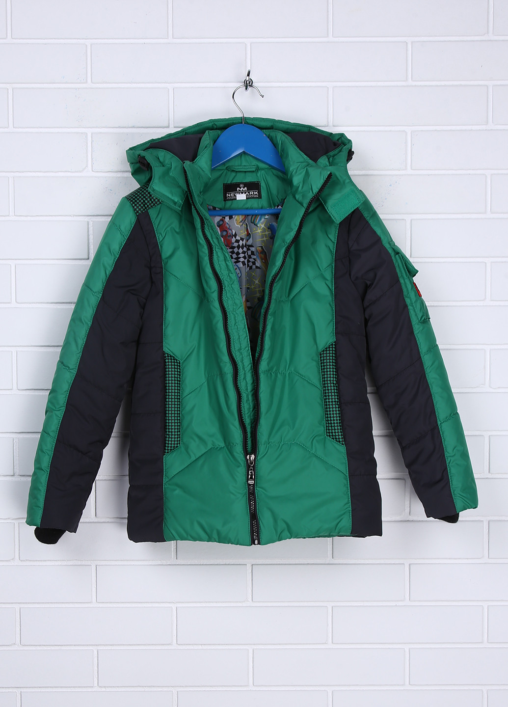 Зеленая демисезонная куртка New Mark