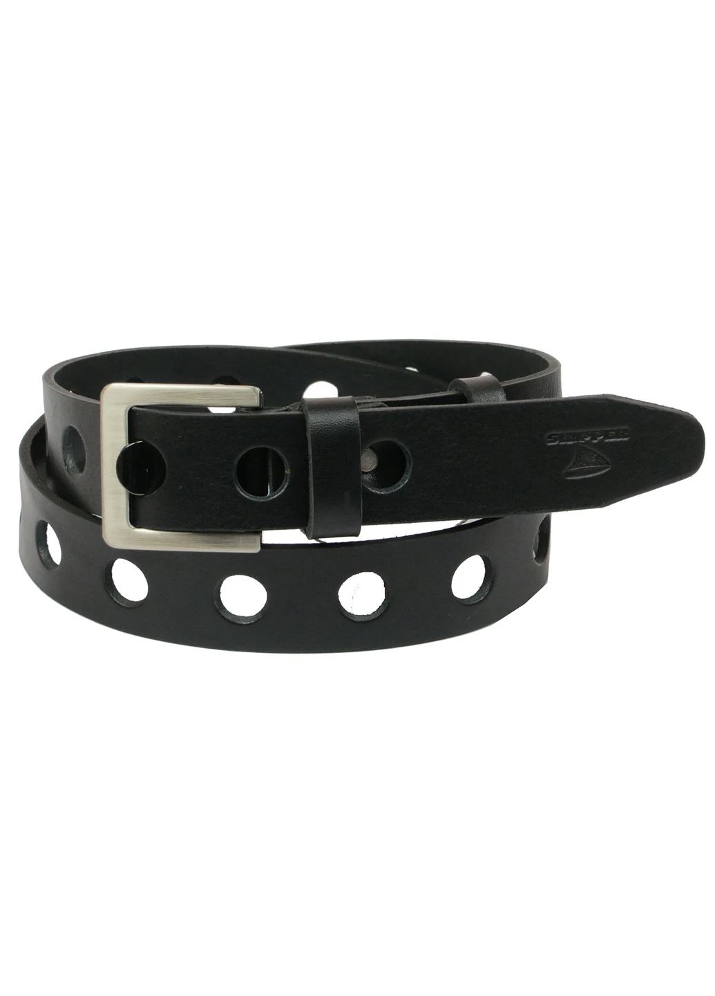 Мужской кожаный ремень 121-141х3,8 см Skipper (252412340)
