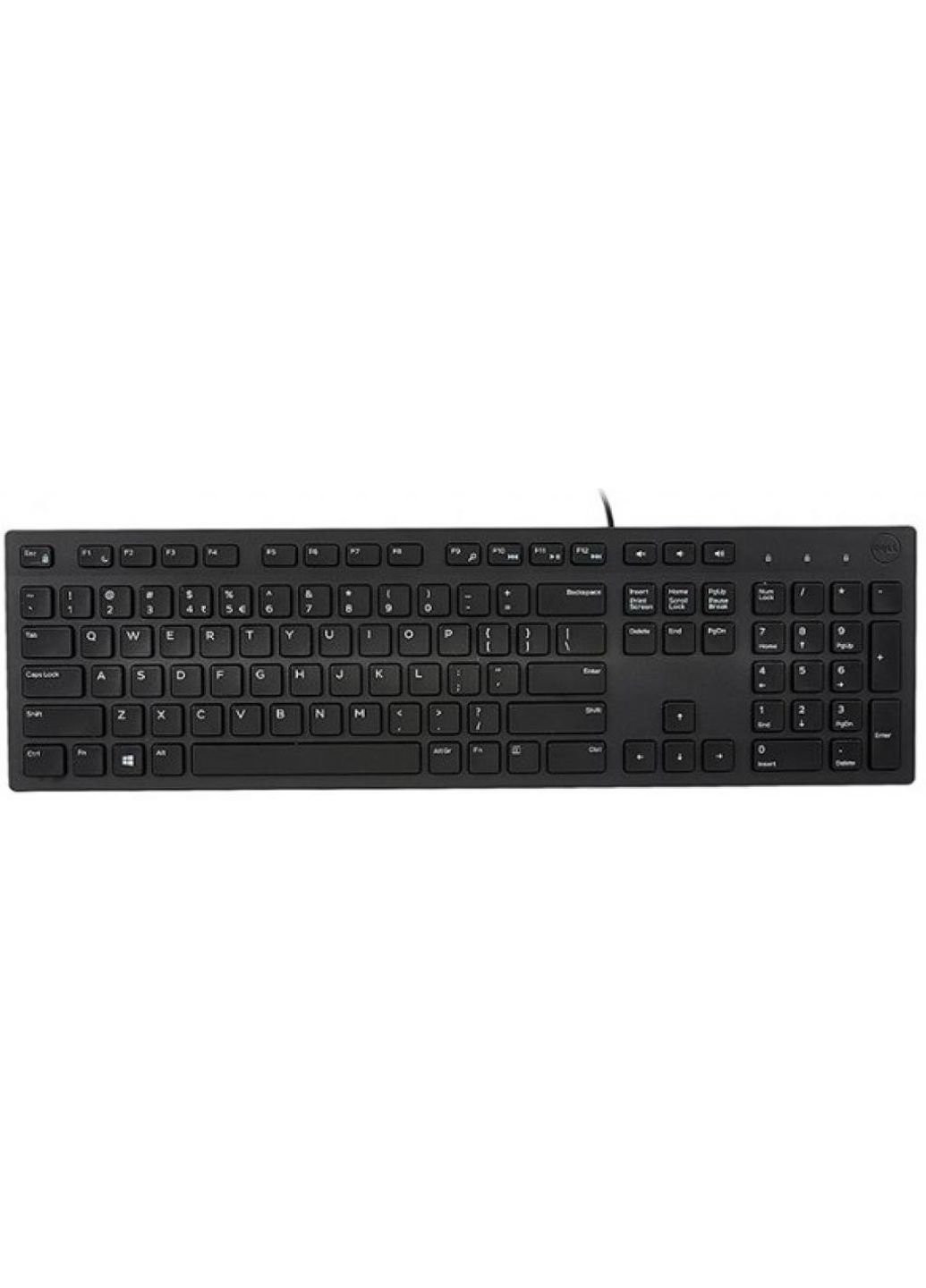 Клавіатура (580-AHHE) Dell kb216 multimedia black (253468474)