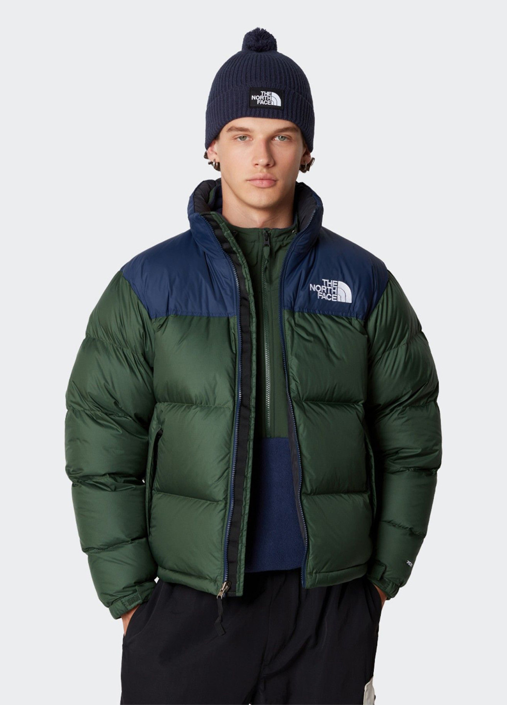 Зеленая зимняя куртка The North Face NF0A3C8DOAS1