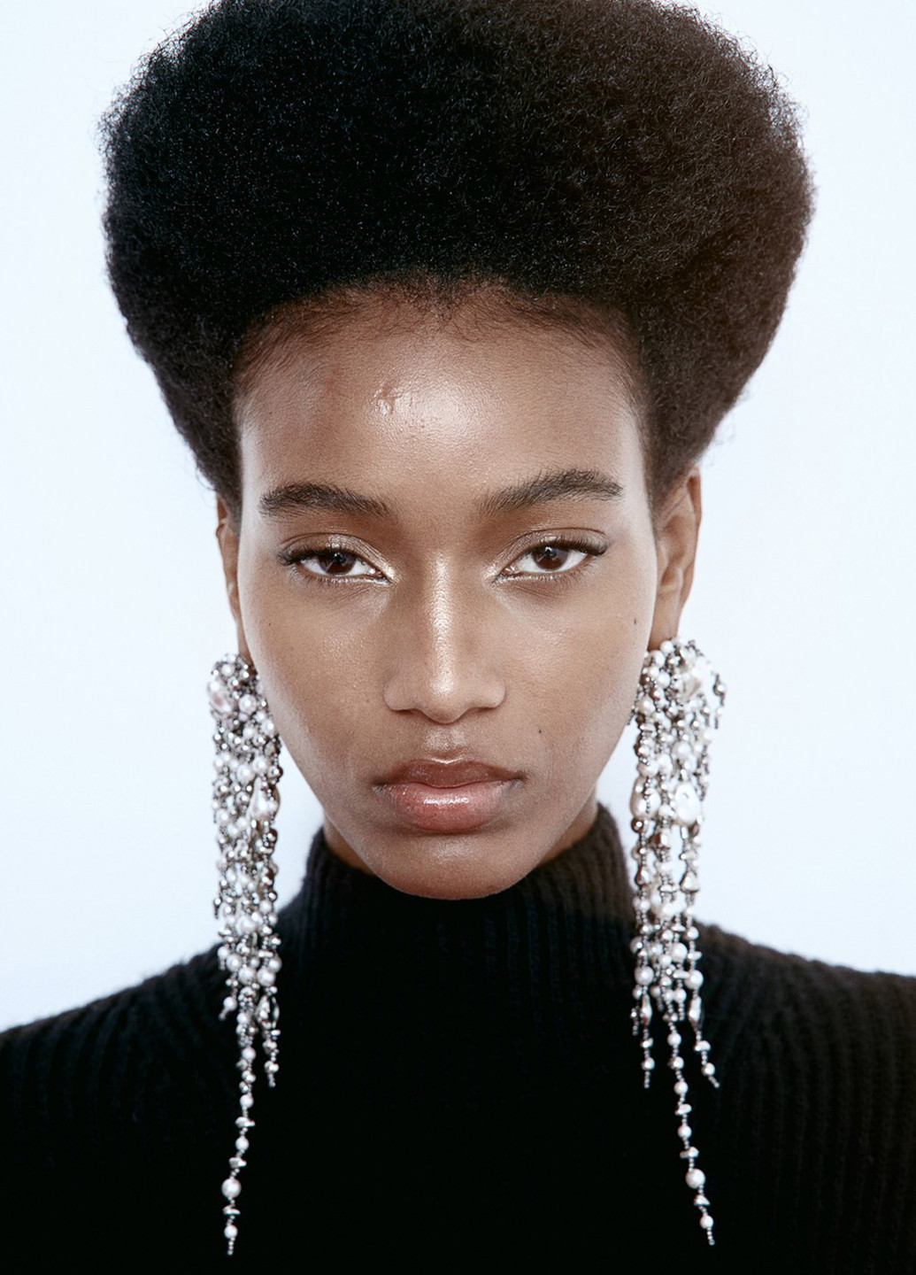 Черный демисезонный свитер H&M