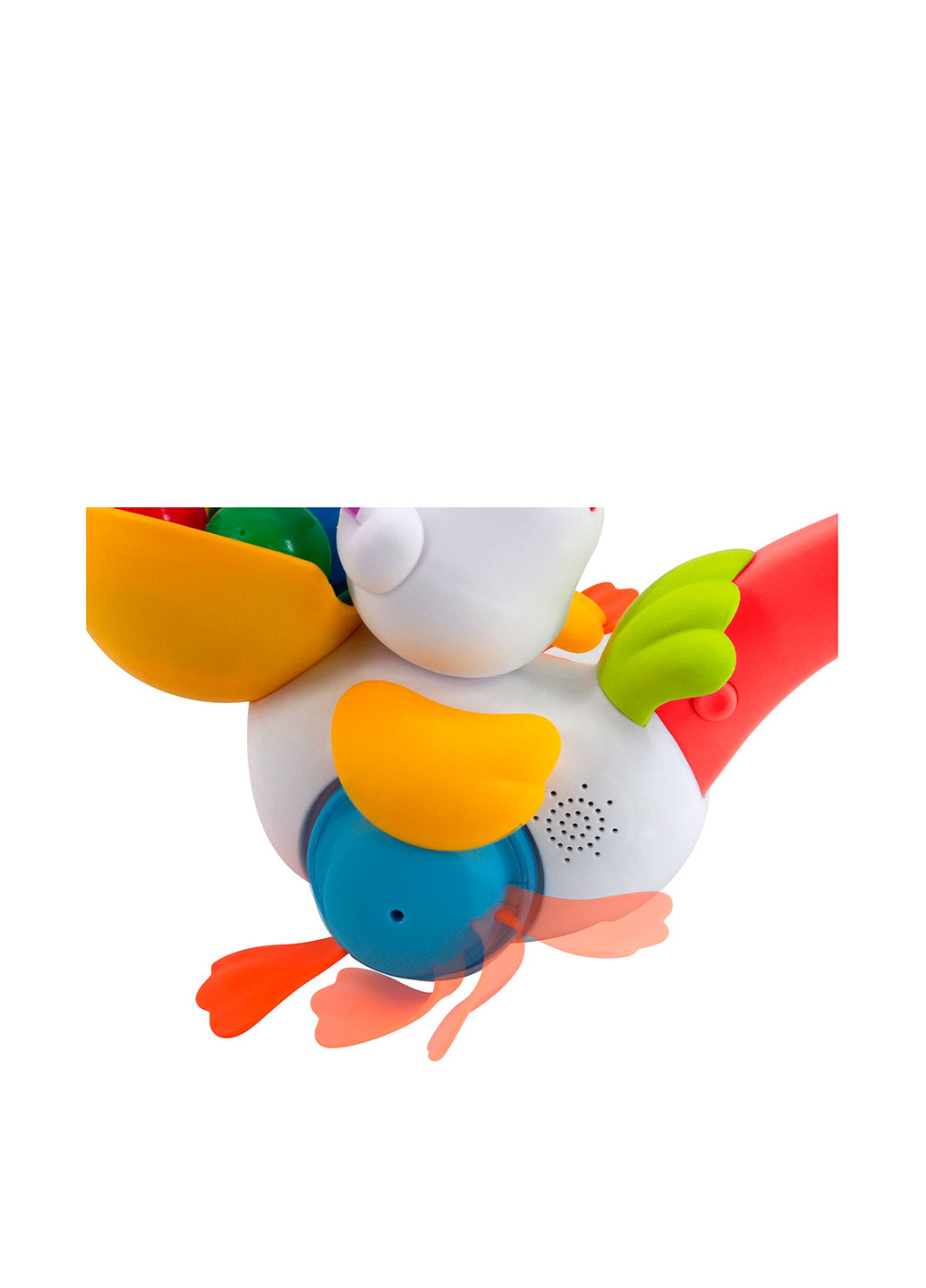 Іграшка-каталка Пелікан-Витівник (укр.), 25x11x17 см KIDDI SMART (303498579)