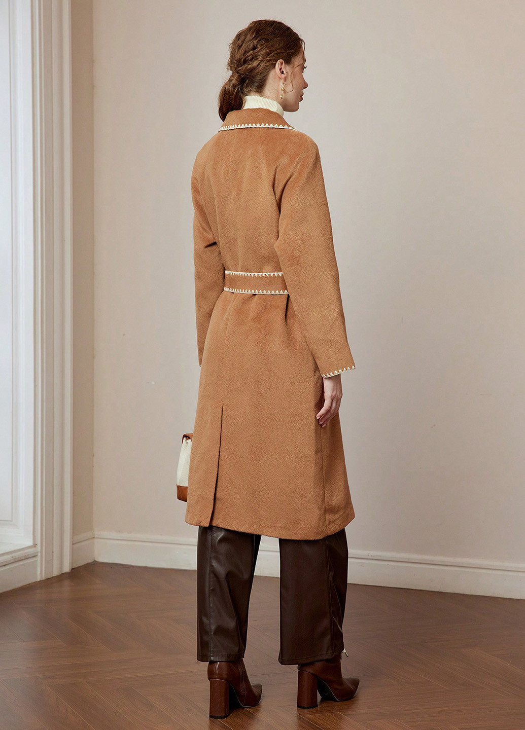 Коричневое демисезонное Пальто Motf