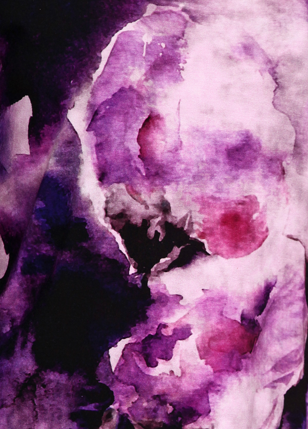 Фиолетовый демисезонный кэжуал лонгслив Signature с рисунком
