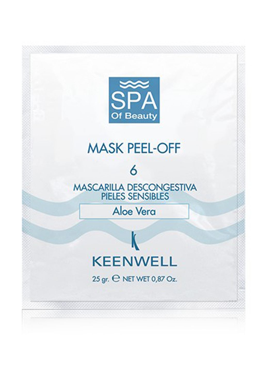 СПА-маска успокаивающая для чувствительной кожи, 25 г Keenwell (96295214)