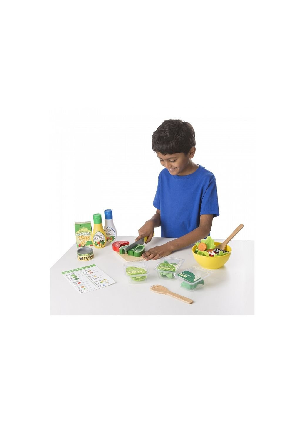 Ігровий набір Нарізка салату (MD19310) Melissa&Doug (254072627)
