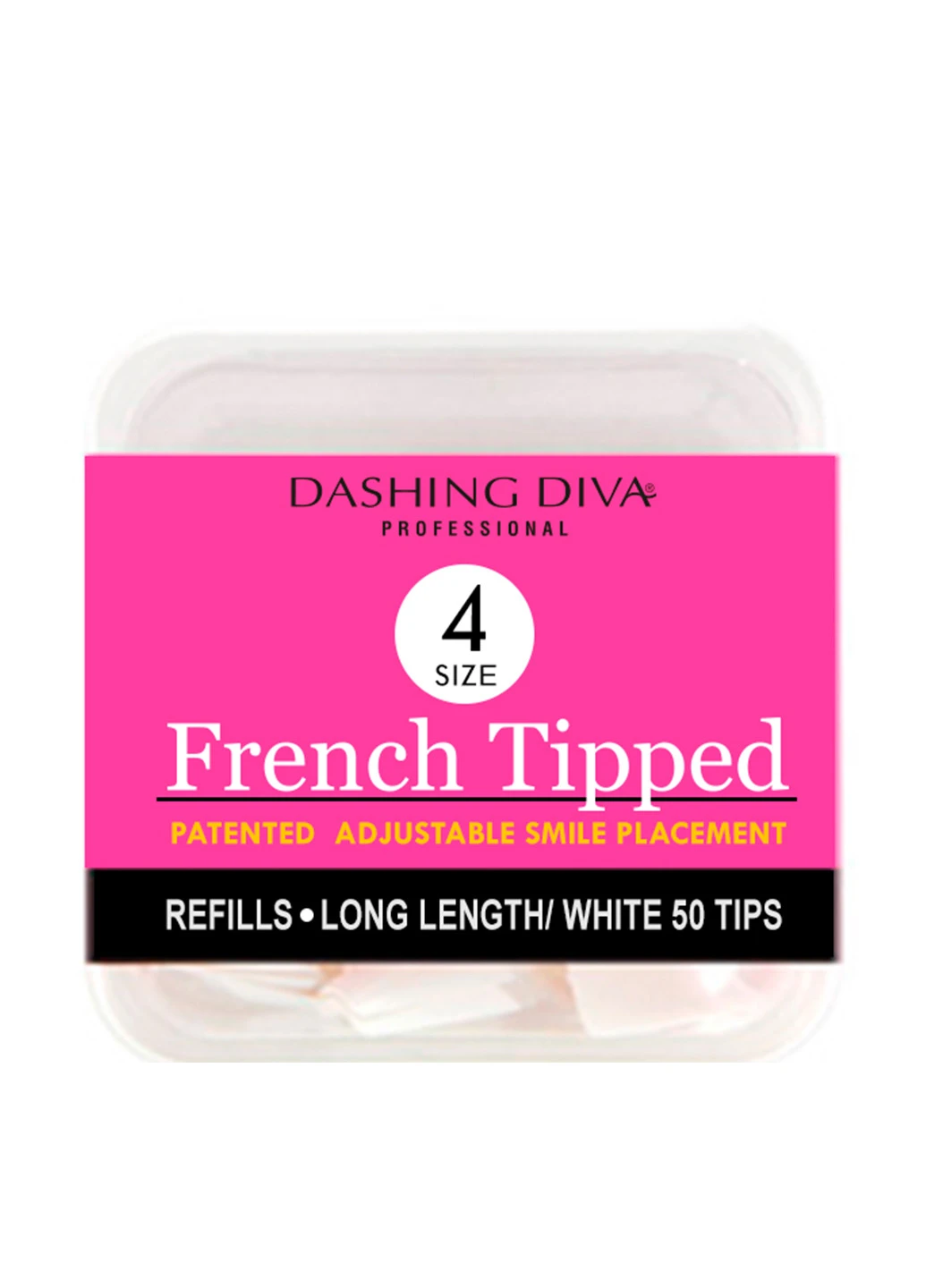 Типсы для френча №4 (50 шт.) Dashing Diva (18074366)