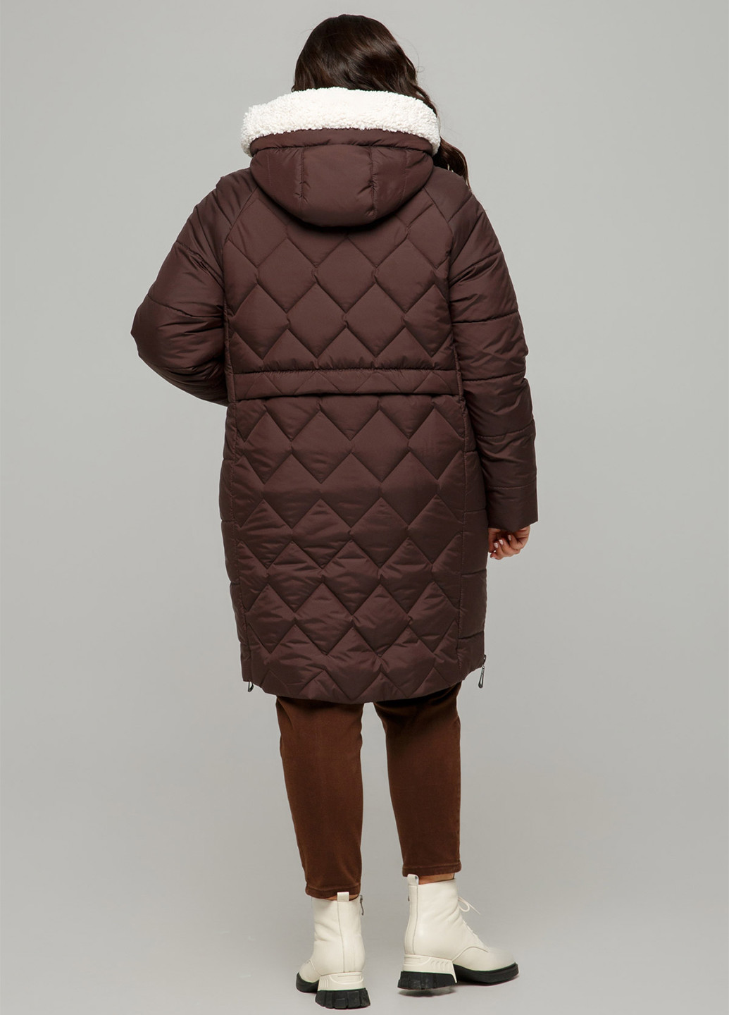 Коричневая зимняя куртка A'll Posa
