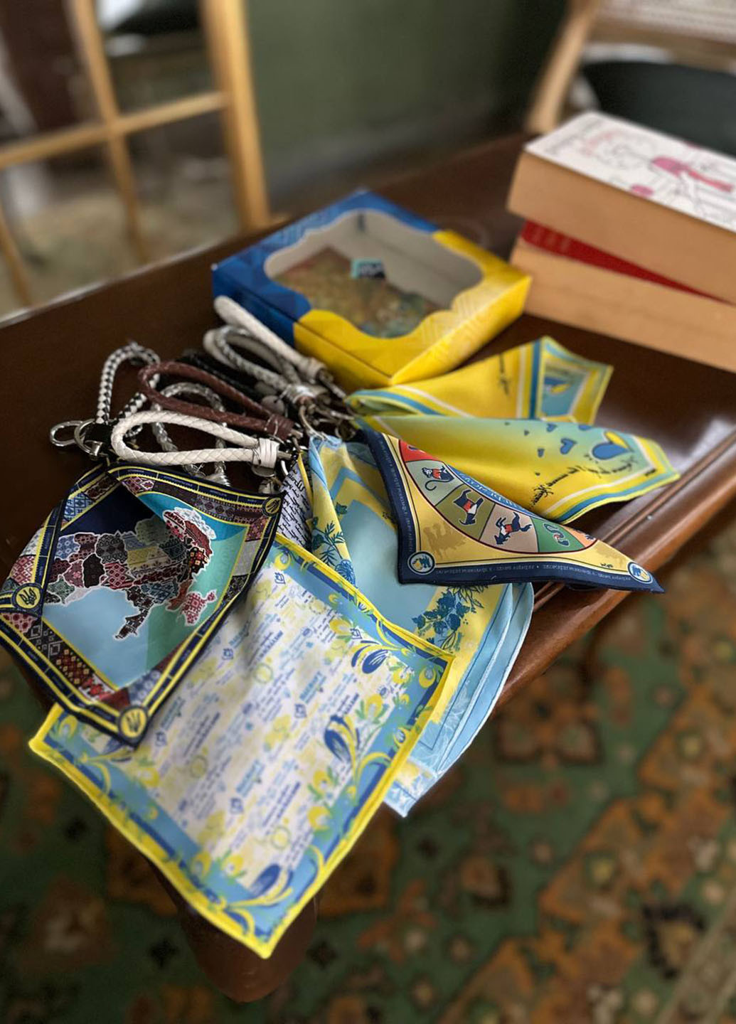 Брелок-хустка "З Украіною в серце" My Scarf (280920667)