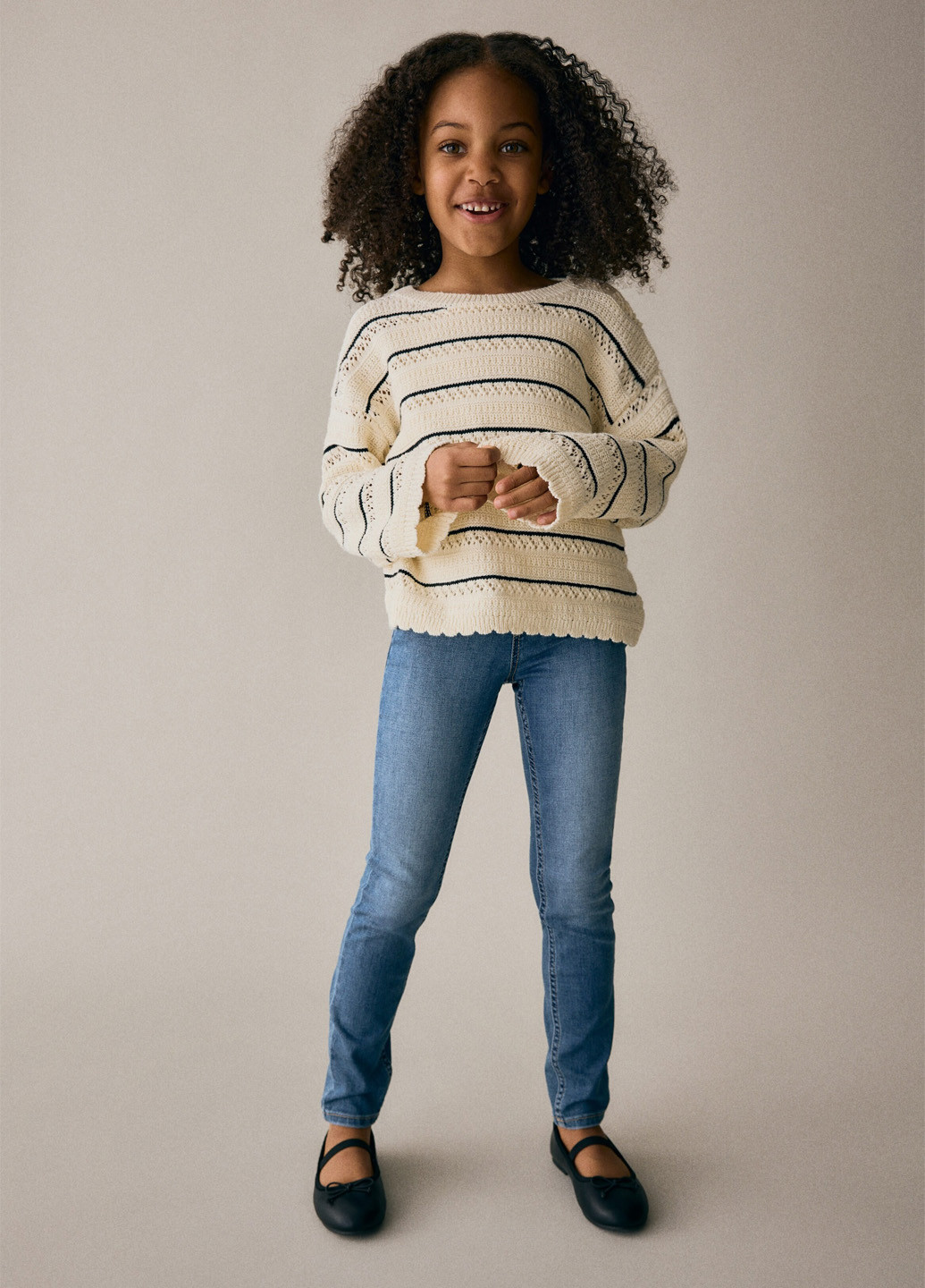 Синие демисезонные джеггинсы H&M