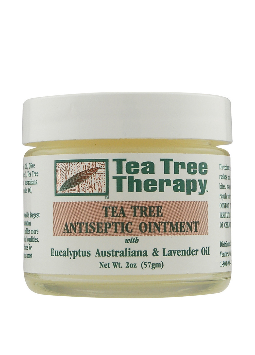 Антисептическая мазь с маслами эвкалипта, лаванды и чайного дерева, 57 г Tea Tree Therapy (16607778)