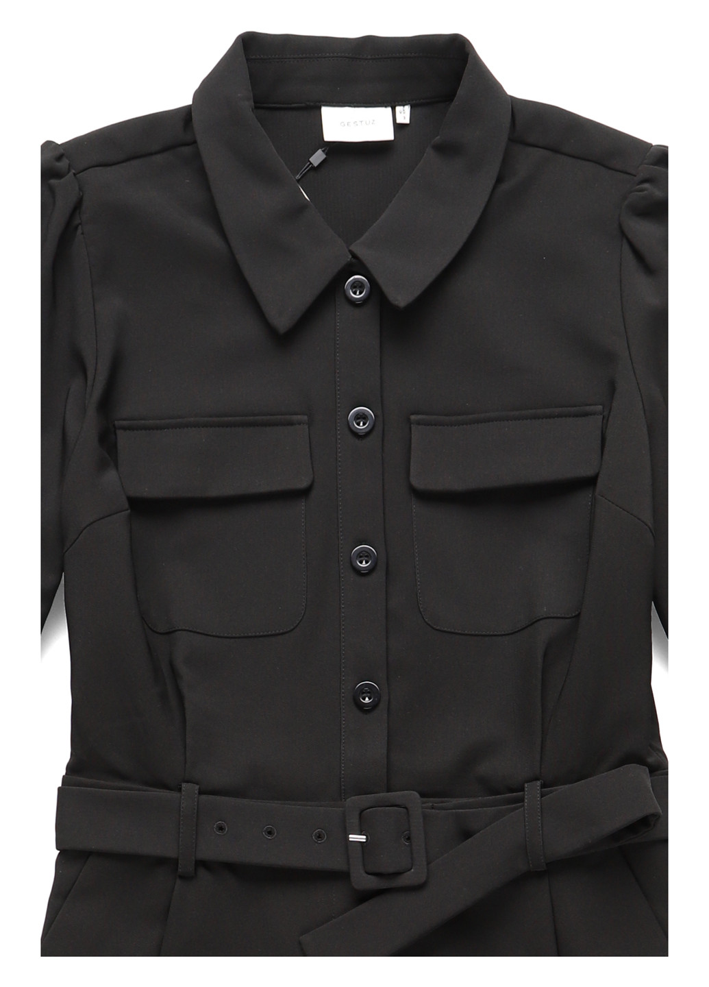 Комбинезон Gestuz комбинезон-брюки однотонный чёрный кэжуал полиэстер