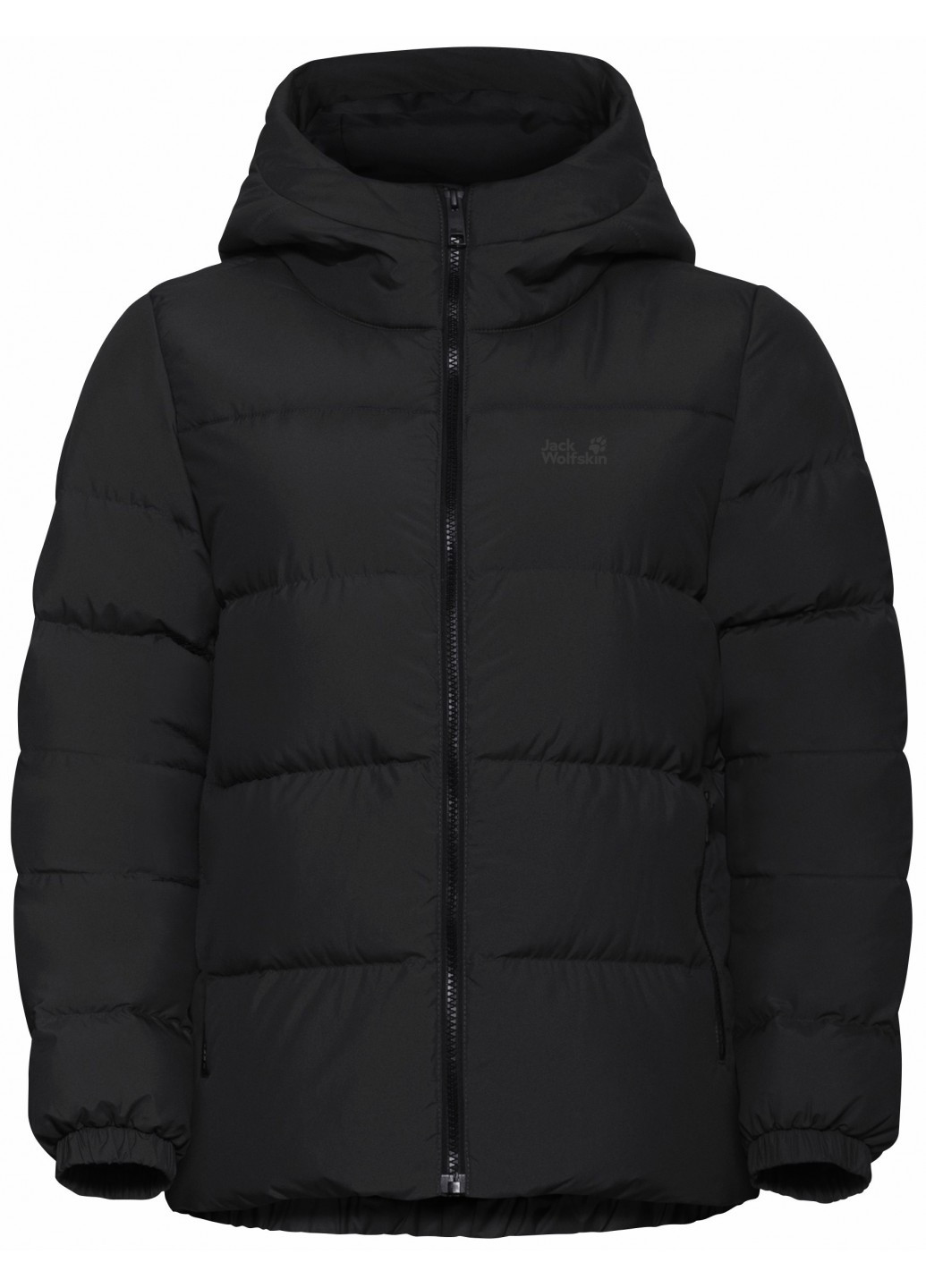 Черный зимний Пуховик Jack Wolfskin