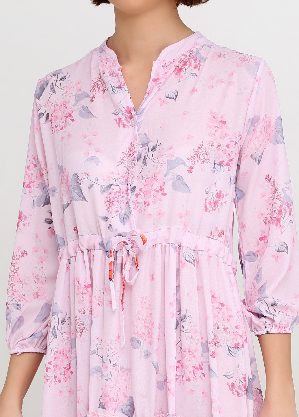Светло-розовое кэжуал платье Boutique с цветочным принтом