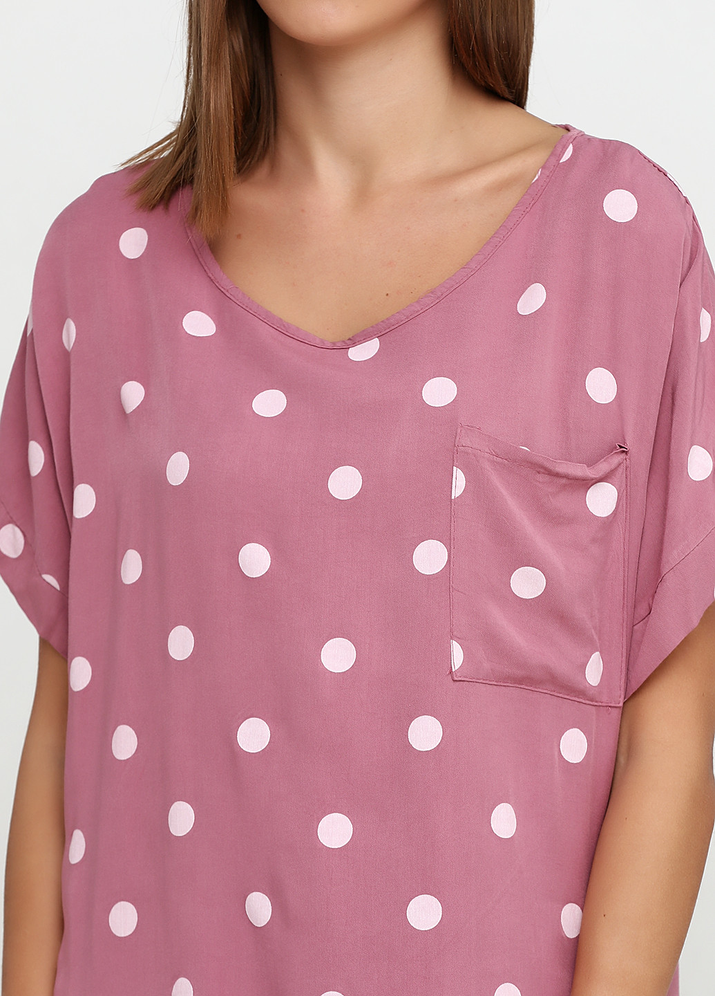 Розовая летняя блуза Made in Italy