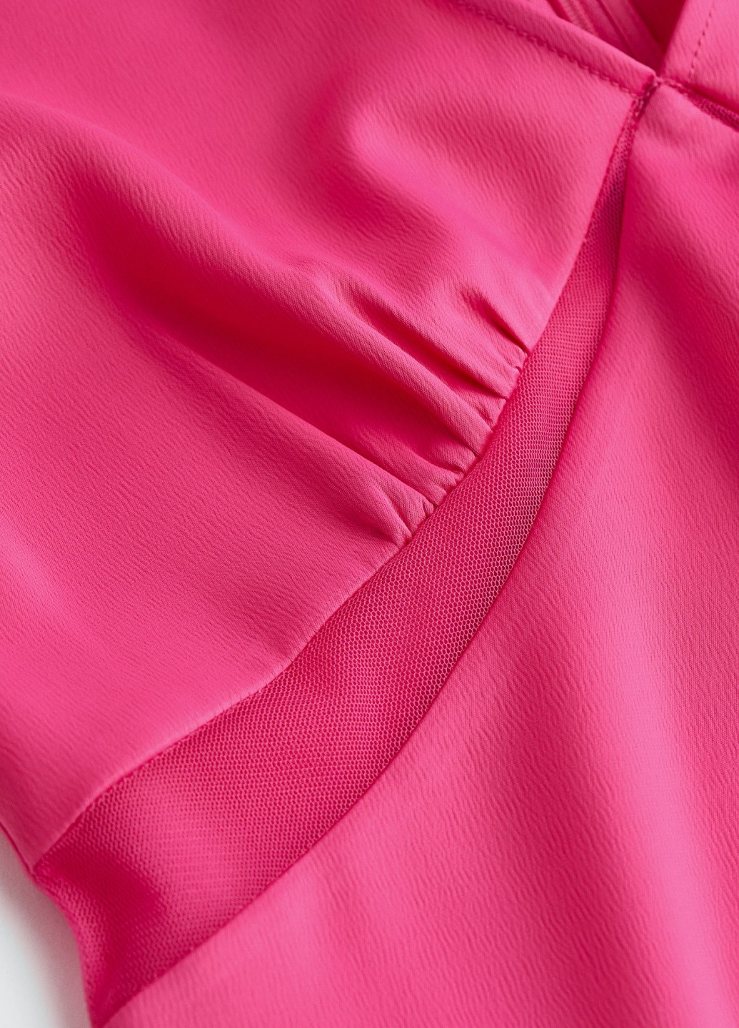 Рожева коктейльна сукня H&M однотонна