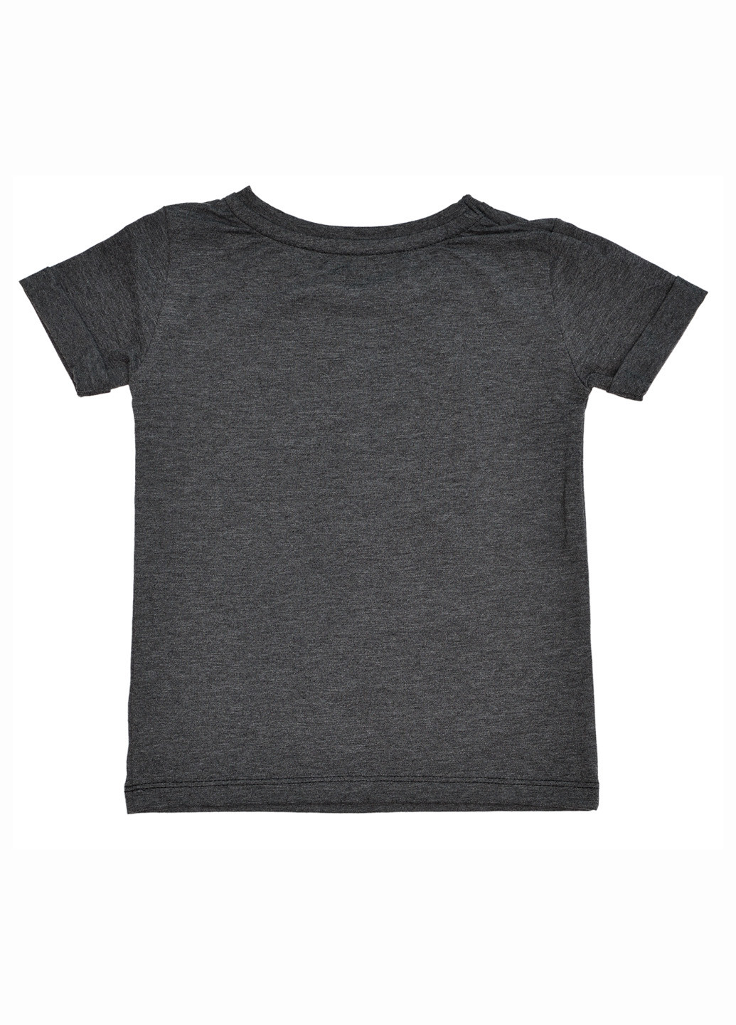 Темно-сіра демісезонна футболка Фламинго Текстиль