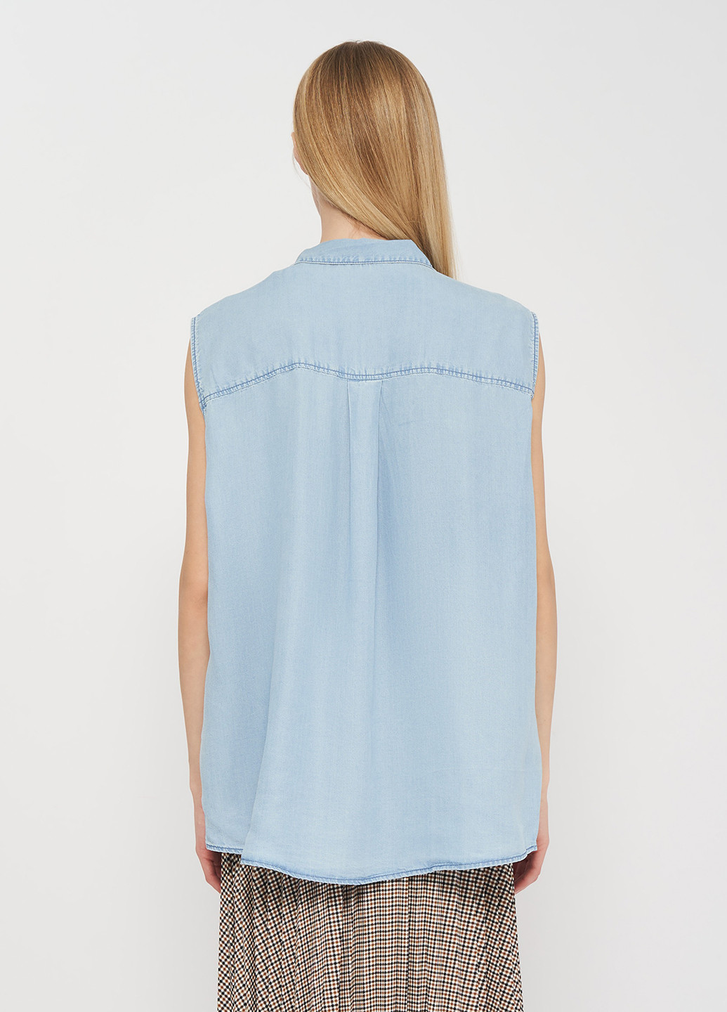 Голубая блуза Tom Tailor