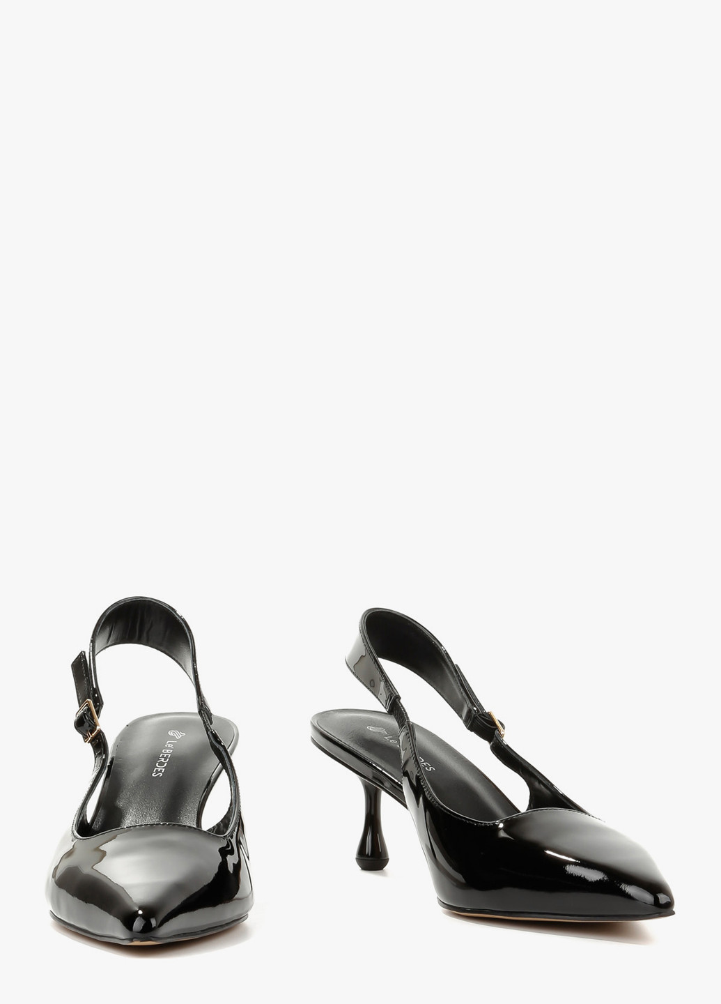 Le'BERDES Туфли слингбеки черный з натуральная кожа, украина — лето (322646235)