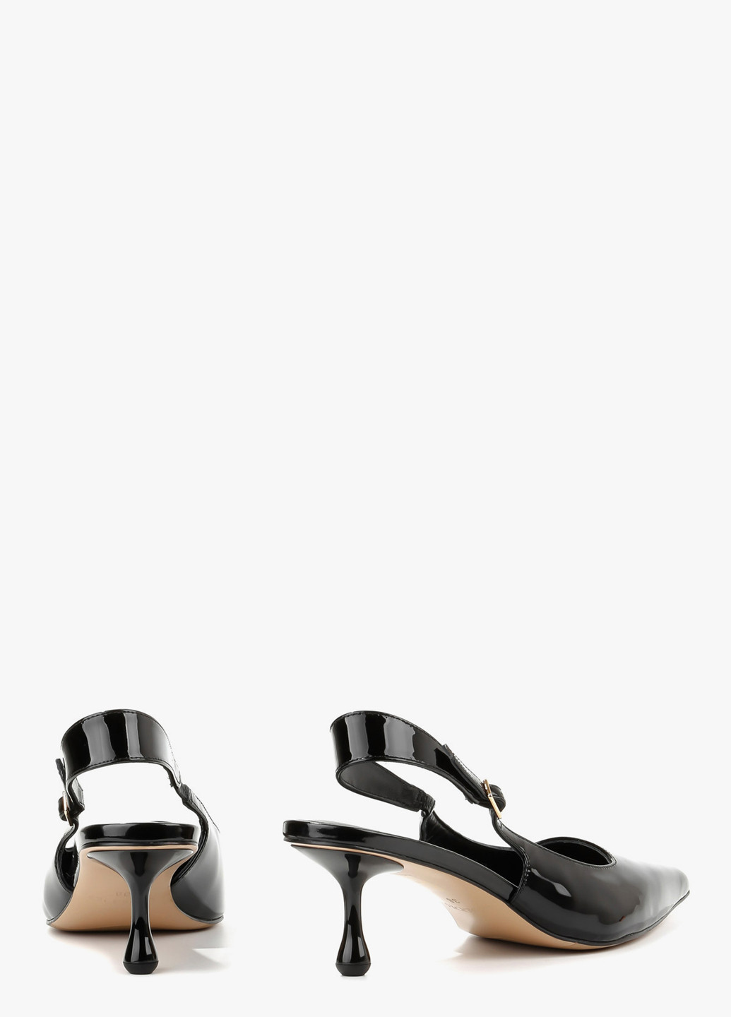 Le'BERDES Туфли слингбеки черный з натуральная кожа, украина — лето (322646235)