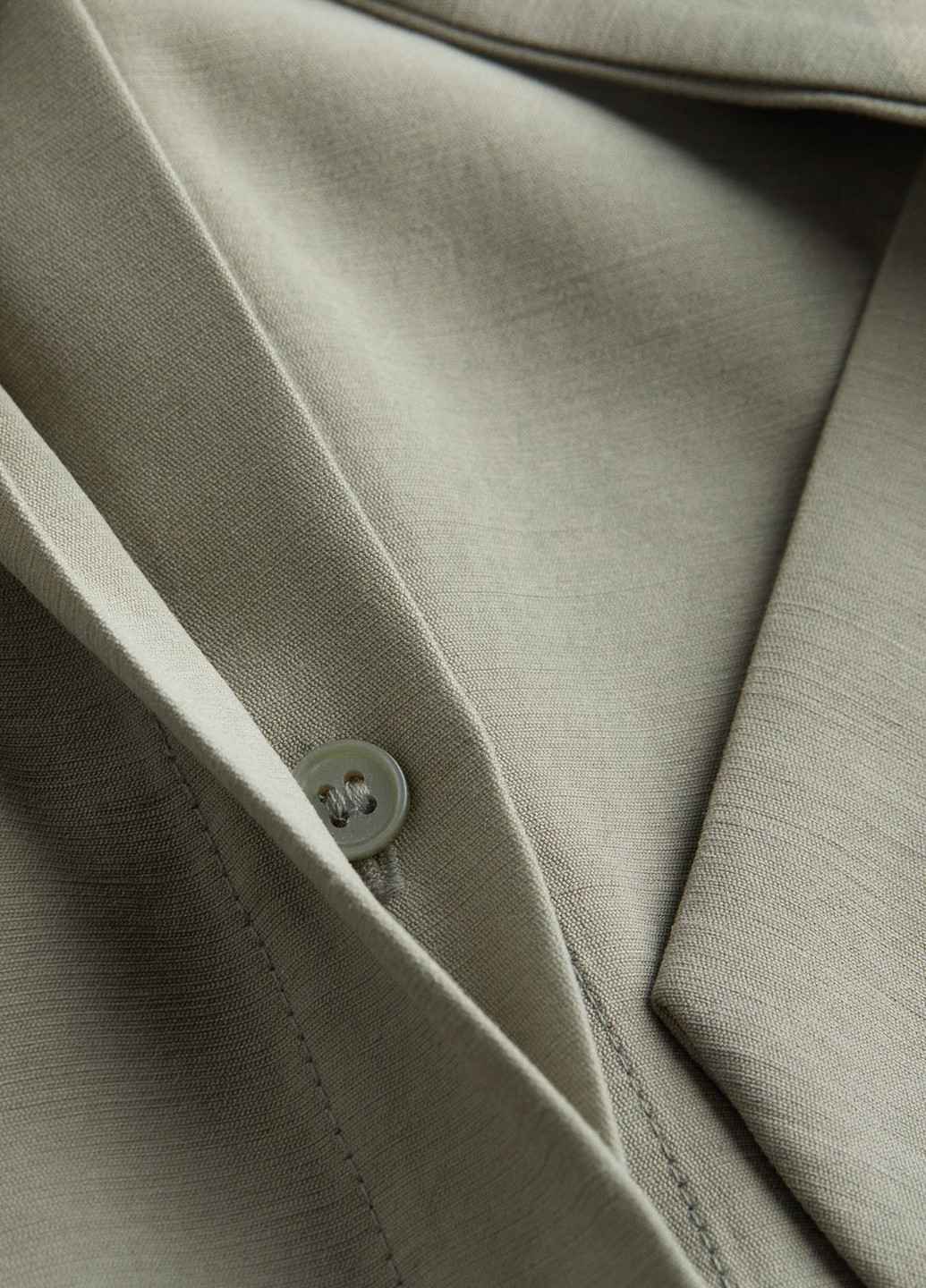 Сіро-зелена кежуал сукня сукня-сорочка H&M однотонна