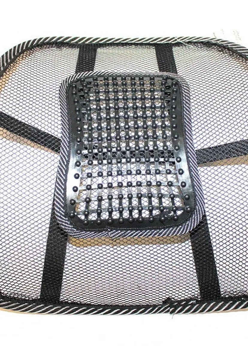 Ортопедична спинка з масажером на крісло та авто сидіння каркасна підставка для спини No Brand (251471829)