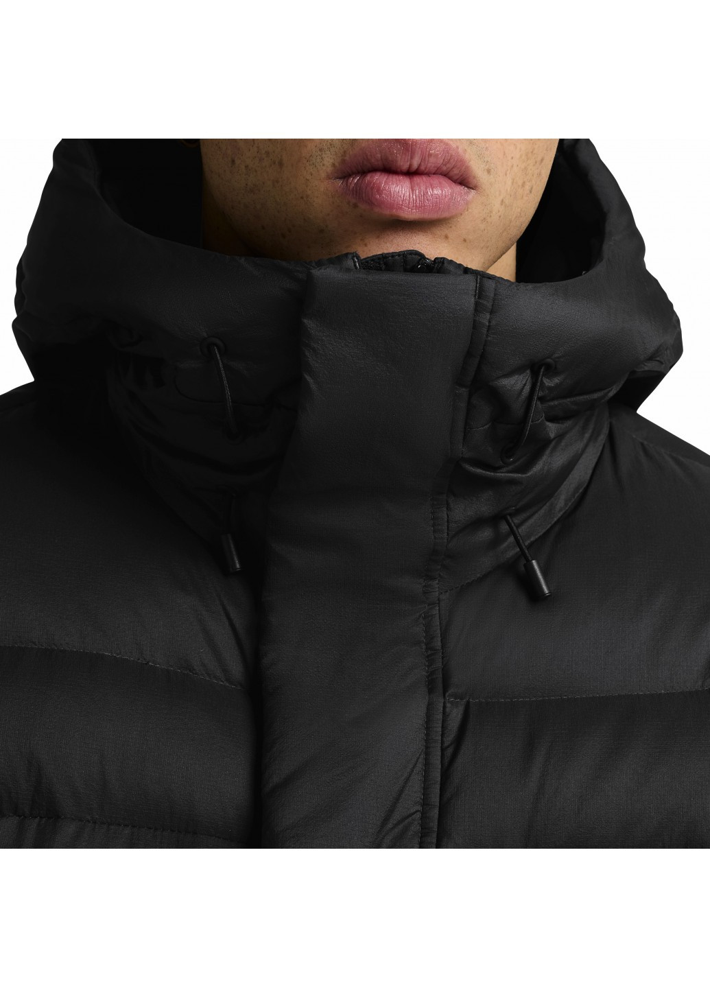 Черный зимний Пуховик Jack Wolfskin