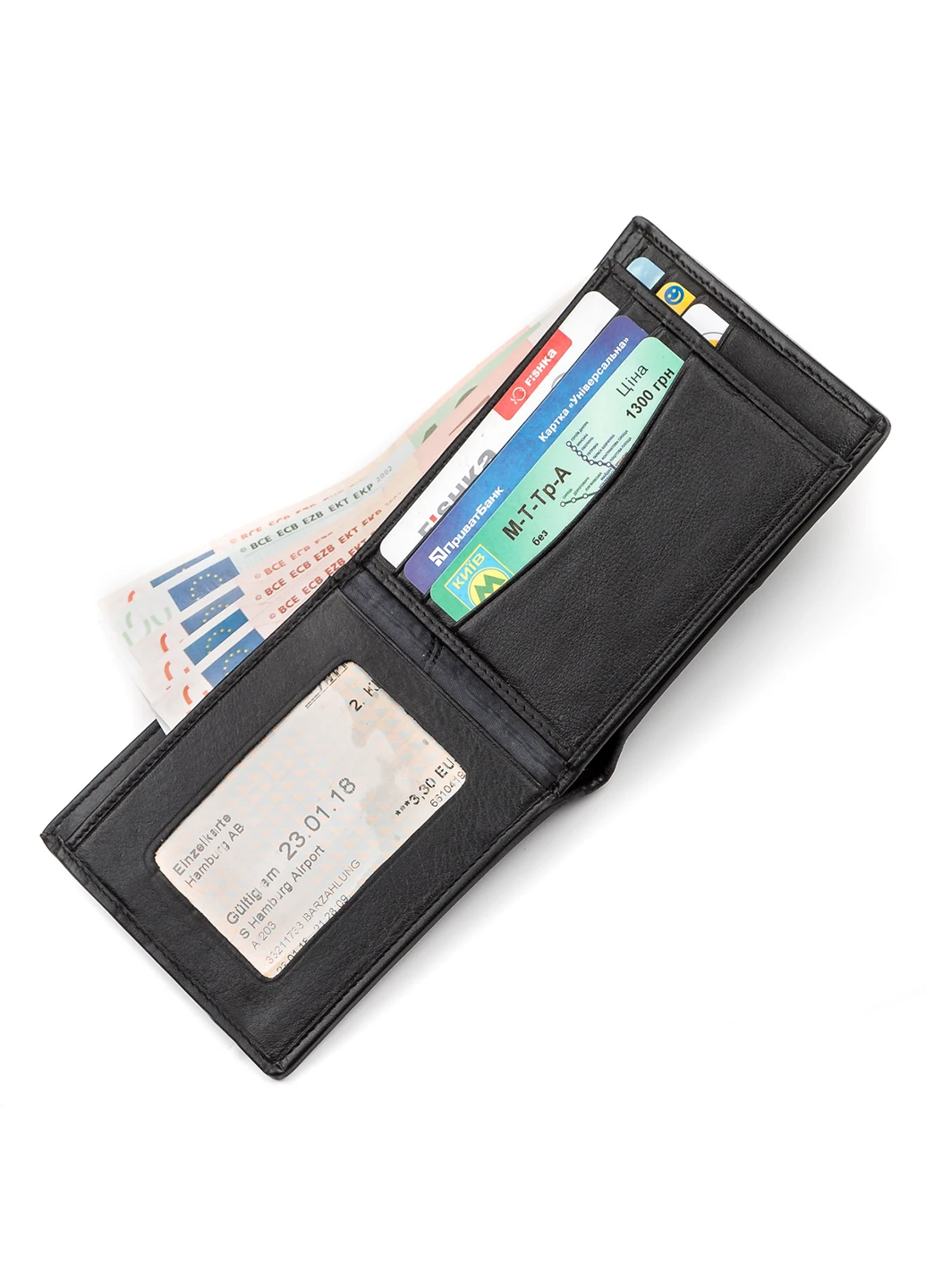 Мужское кожаное портмоне 11х9,5 см Stingray Leather (252128284)