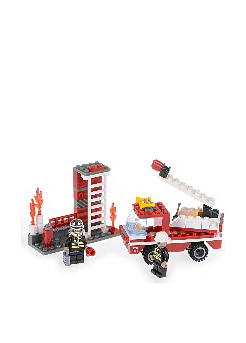 Конструктор Пожарная станция, 21,7х15х4,5 см Ananas (138016023)