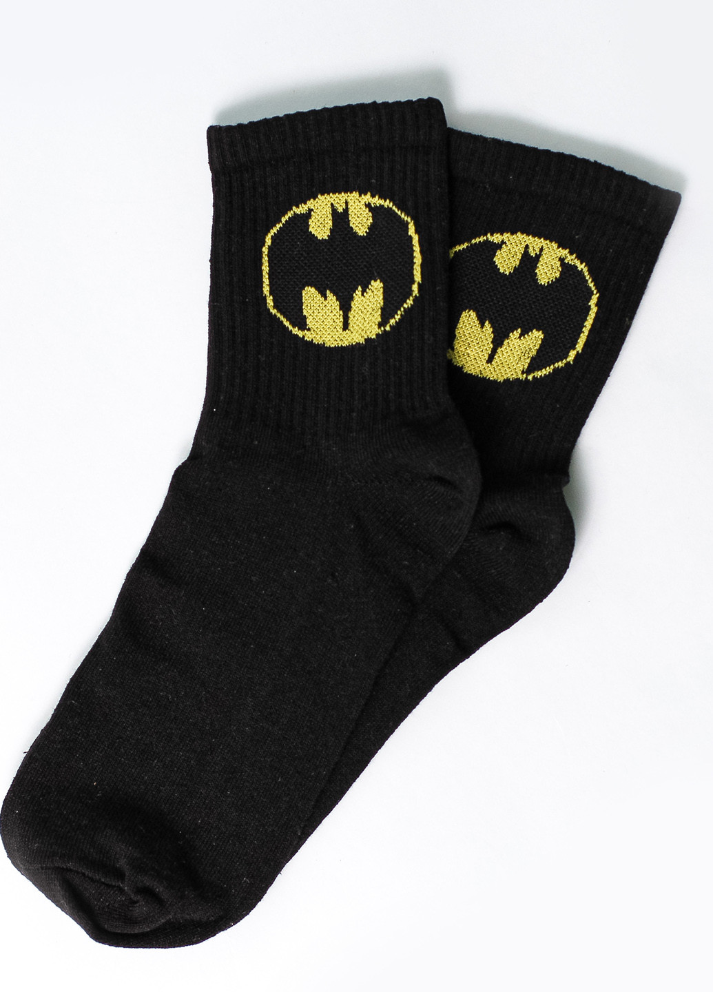 Шкарпетки Бетмен чорні Rock'n'socks чорні повсякденні