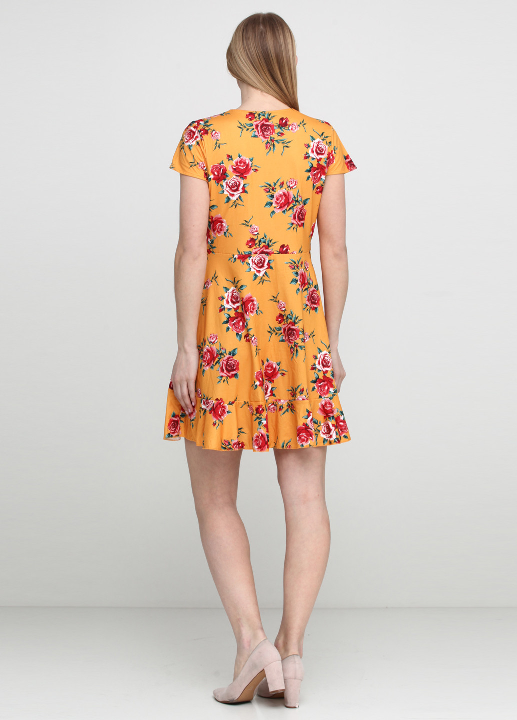 Гірчична кежуал плаття, сукня H&M