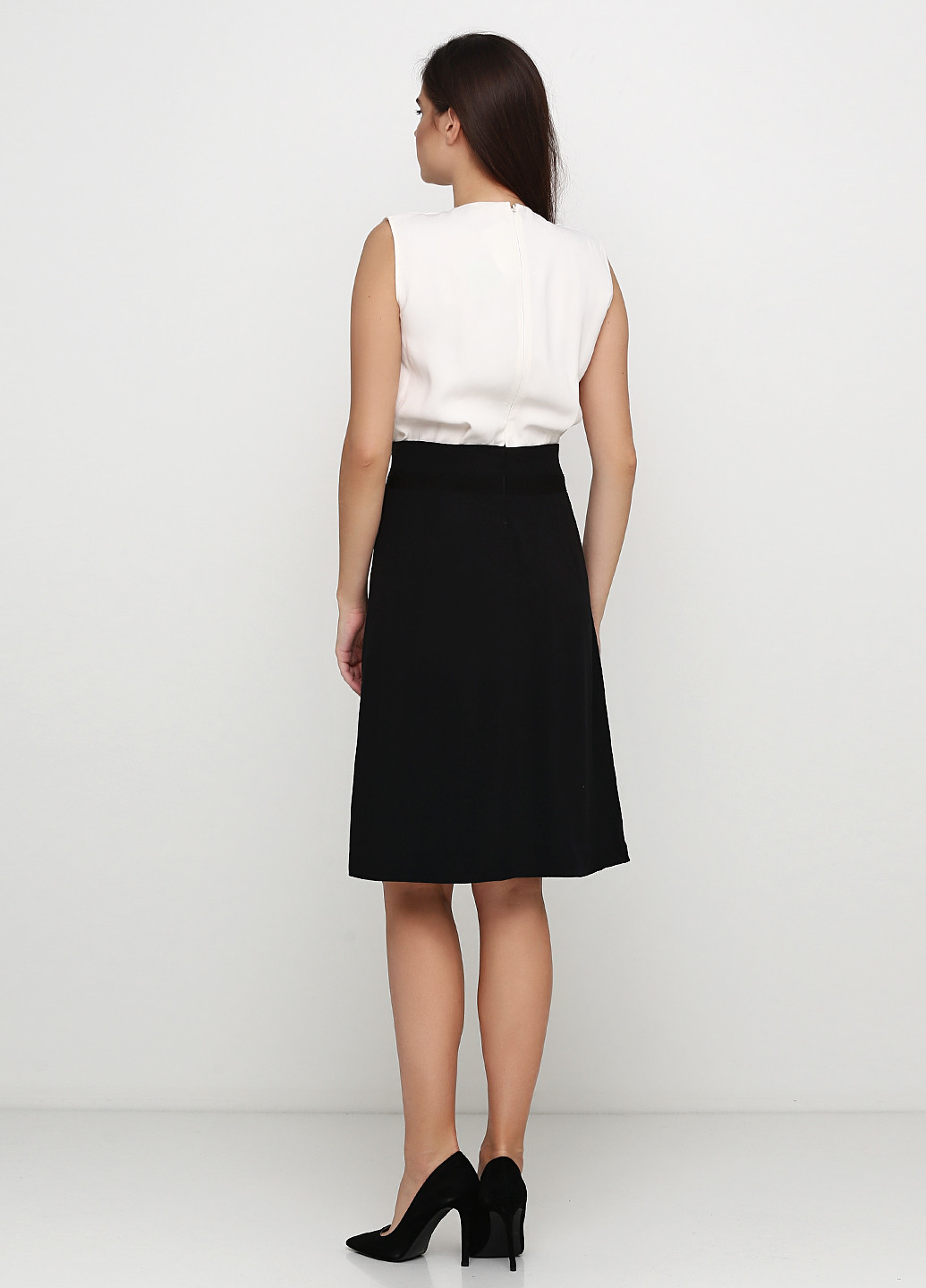 Чорно-білий кежуал сукня кльош Vanessa Bruno однотонна