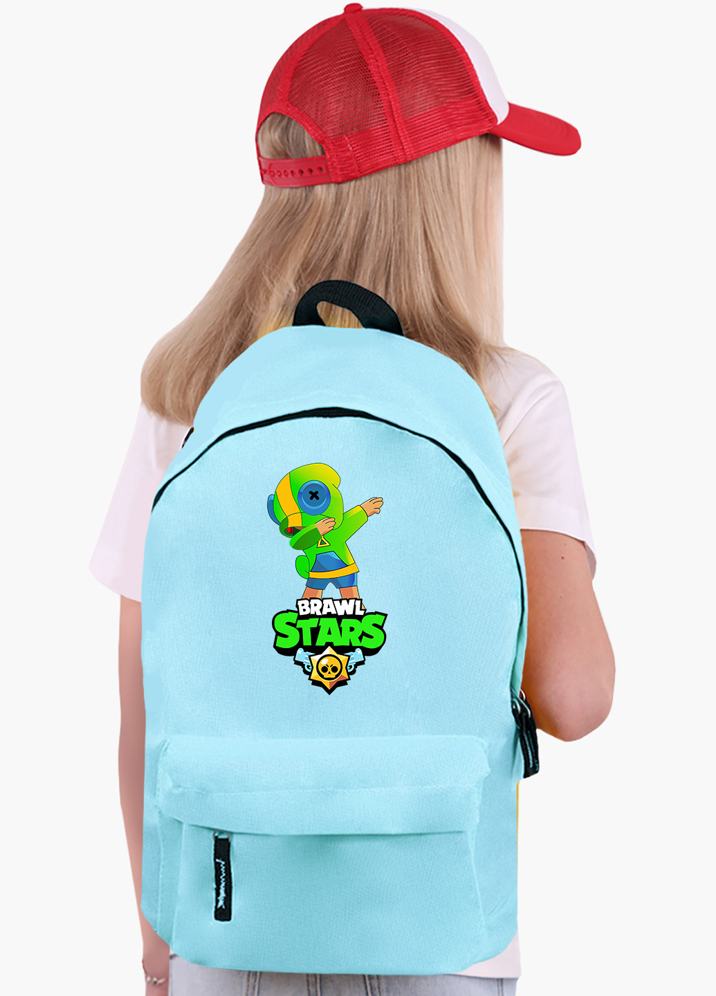 Детский рюкзак Зелений Леон Бравл Старс (Green Leon Brawl Stars) (9263-1705) MobiPrint (217075382)