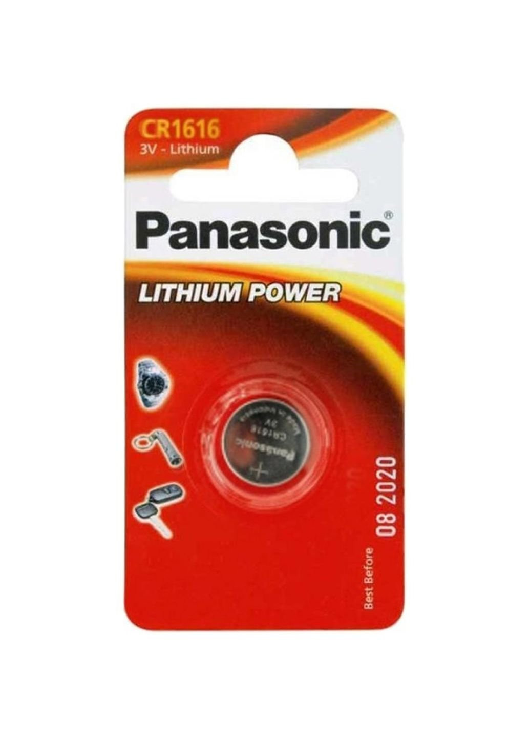 CR 1616 * 1 літієва батарея (CR-1616EL / 1b) Panasonic (251412151)
