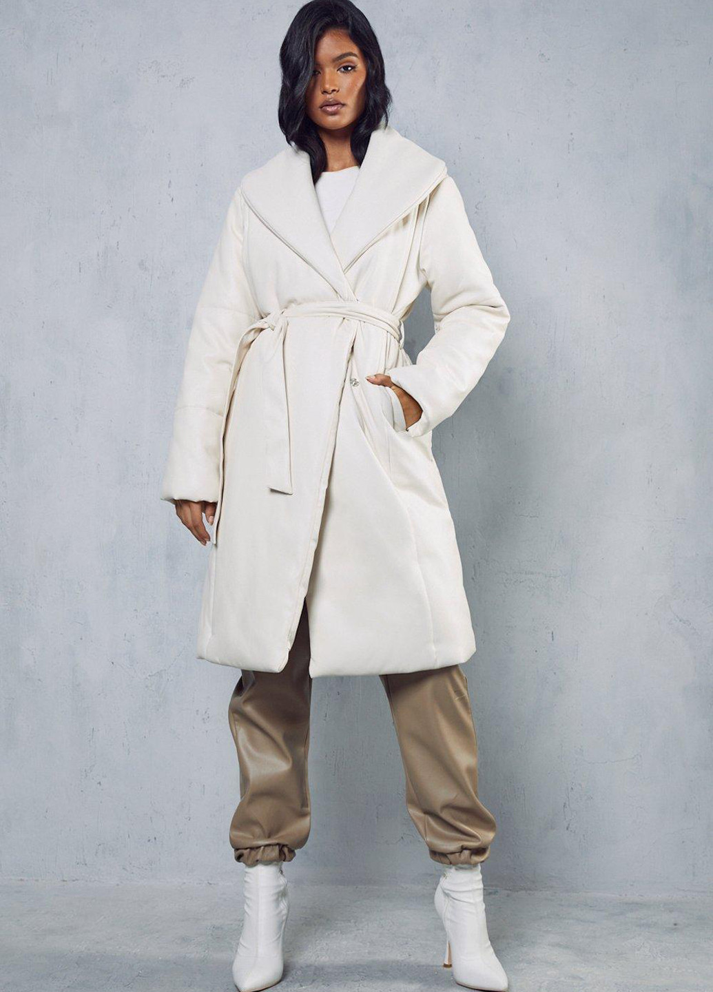 Кремовая демисезонная куртка MissPap