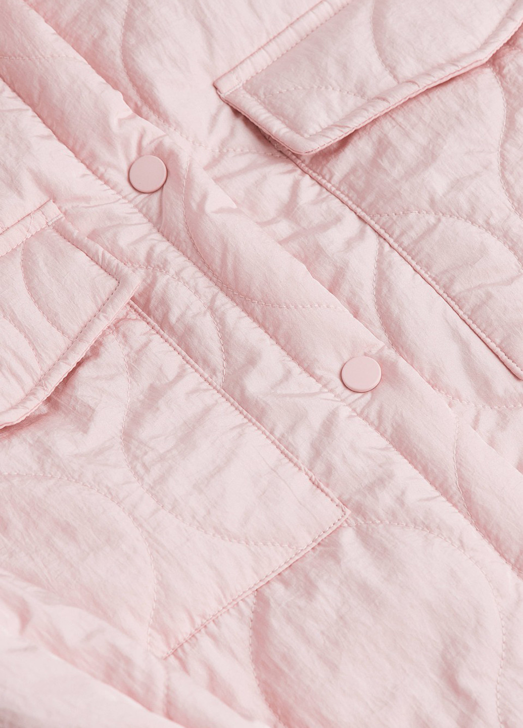 Світло-рожева демісезонна куртка куртка-піджак H&M