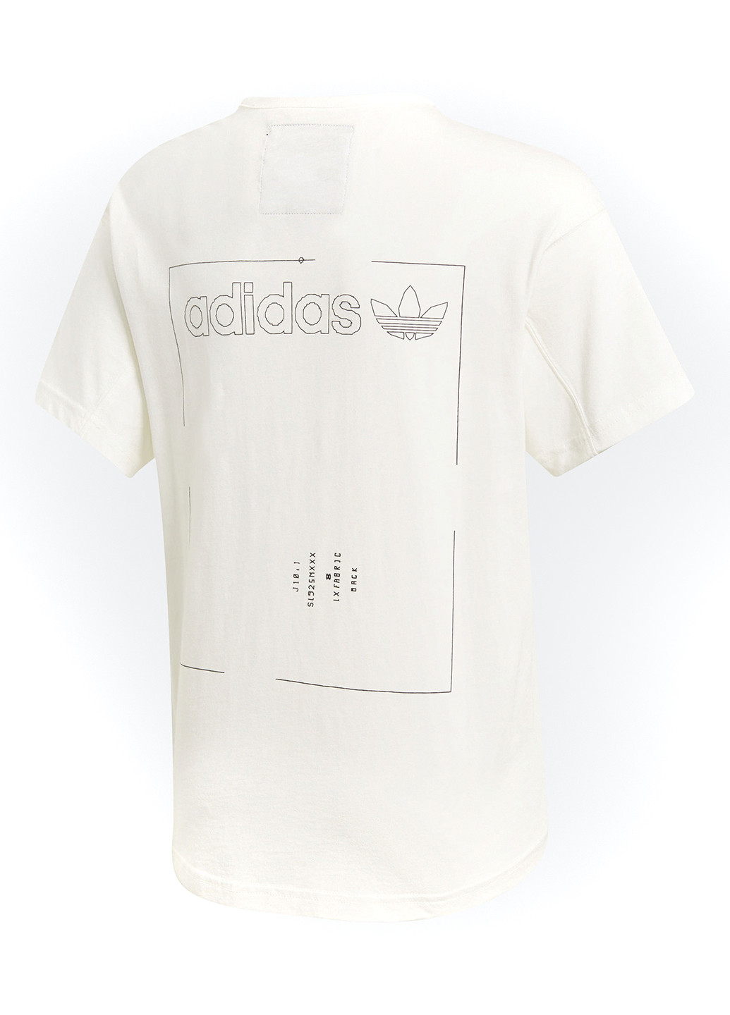 Молочная демисезонная футболка с коротким рукавом adidas