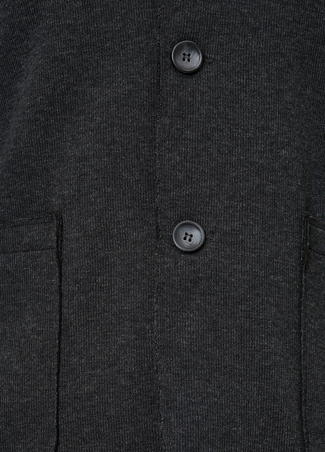 Пиджак KOTON тёмно-серый кэжуал хлопок