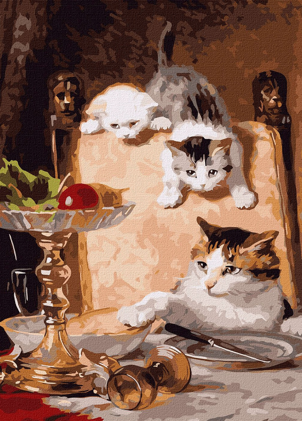 Картина по номерам. Любители сыра. 40x50см. KHO4329. Идейка (253051984)