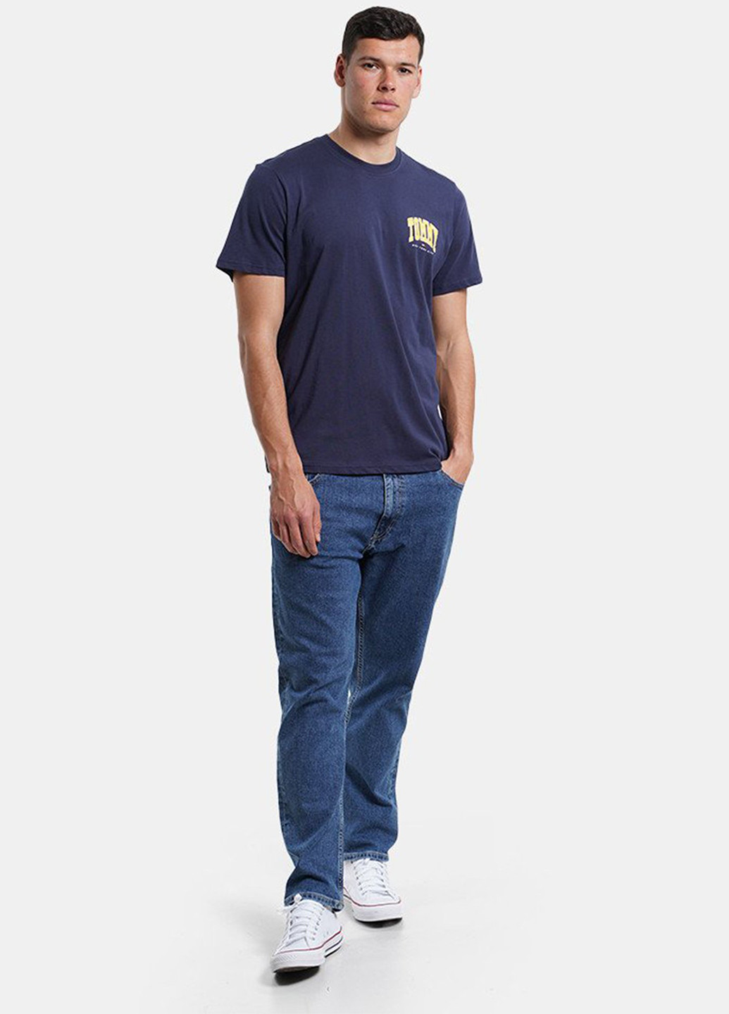 Індиго футболка Tommy Jeans