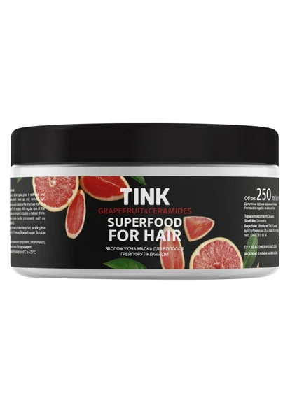 Зволожувальна маска для волосся "Грейпфрут-кераміди" Hair Mask Tink (250111680)