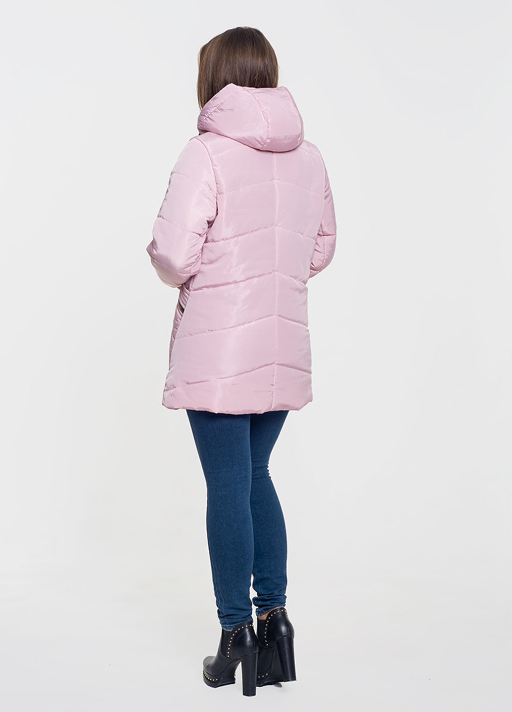 Светло-розовая демисезонная куртка Kristin