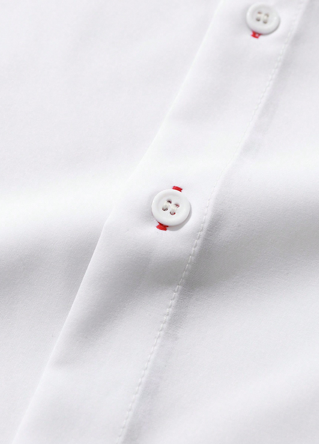 Белая классическая, кэжуал рубашка колор блок SHEIN