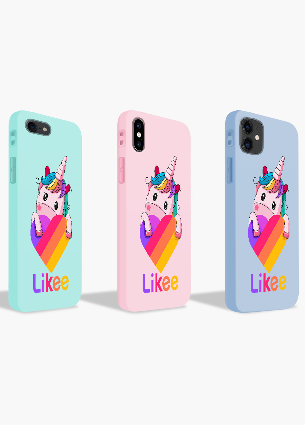 Чохол силіконовий Apple Iphone 8 Лайк Єдиноріг (Likee Unicorn) (6151-1597) MobiPrint (219518115)